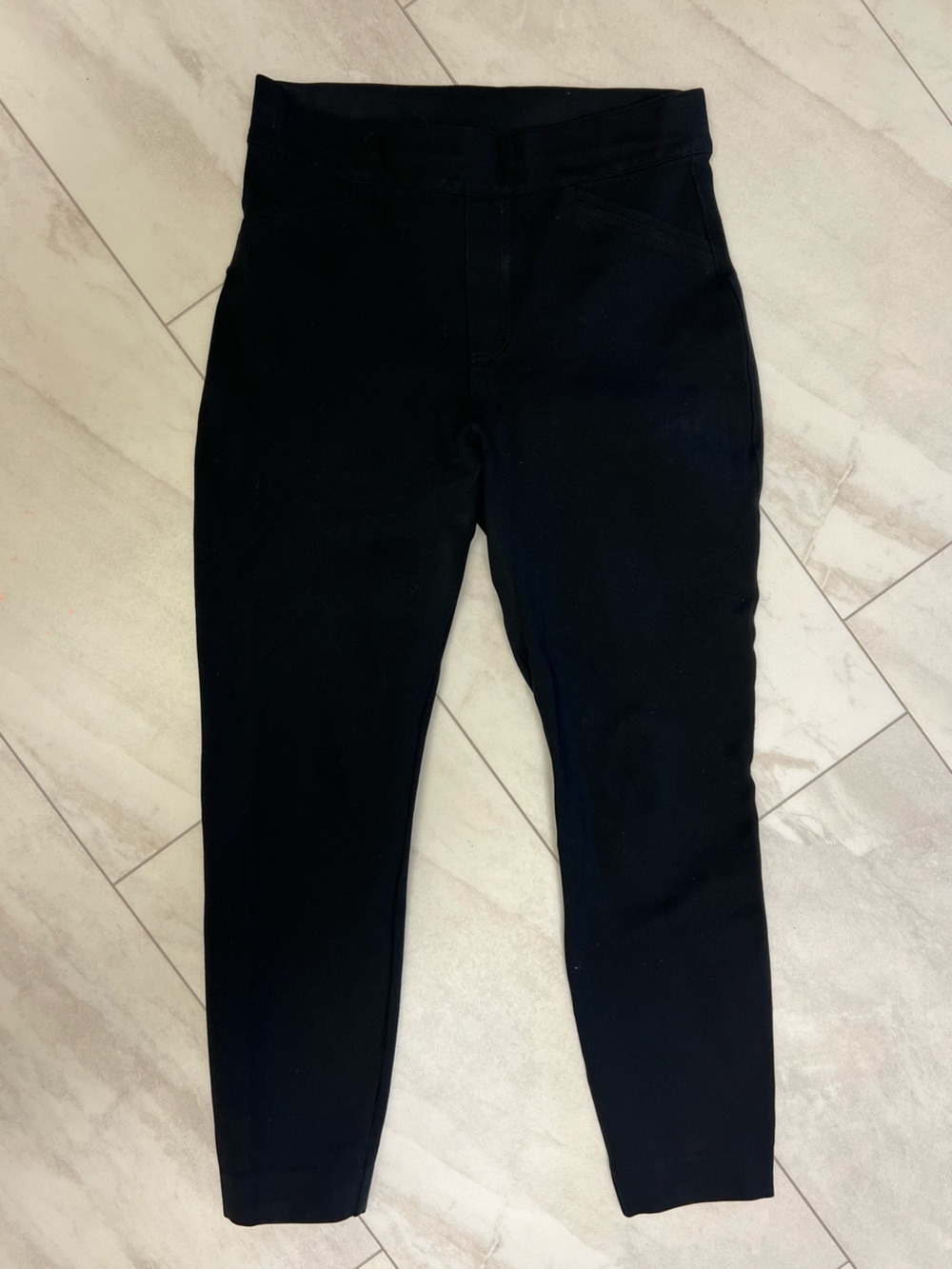 Spanx Black High-Waist Slim Pants